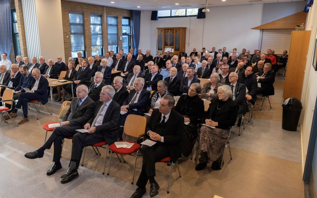 Mannenverenigingen Gereformeerde Gemeenten bijeen op bondsdag in Woerden (fotoserie)