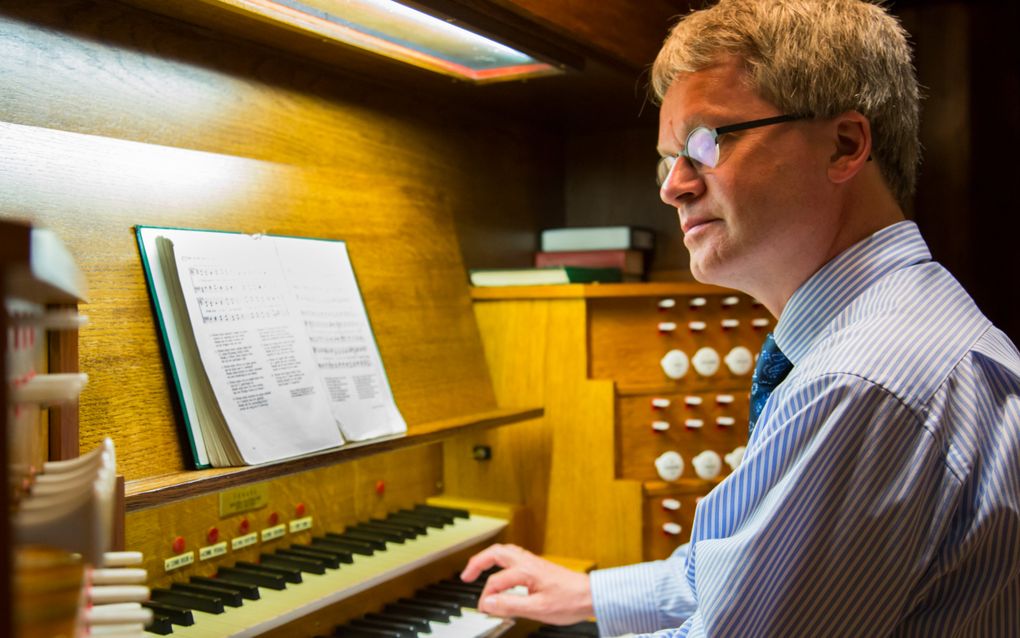 Organist Paul Kieviet. beeld Pieter Kamp Fotografie