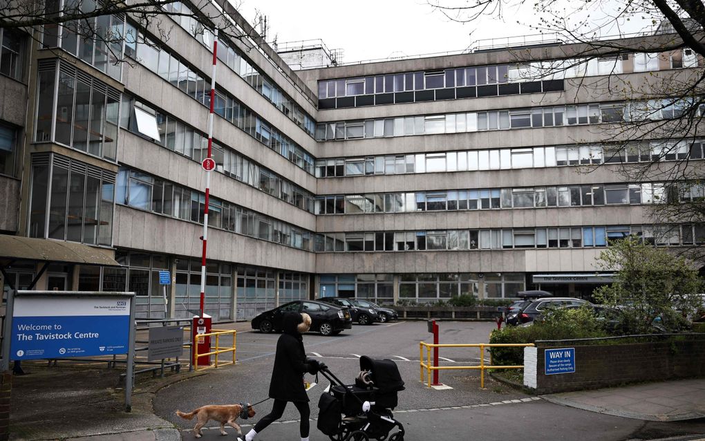 De Tavistock-genderkliniek sloot vorige week de deuren, vier jaar nadat het van de gezondheidsinspectie een „onvoldoende” kreeg.  AFP, Henry Nicholls