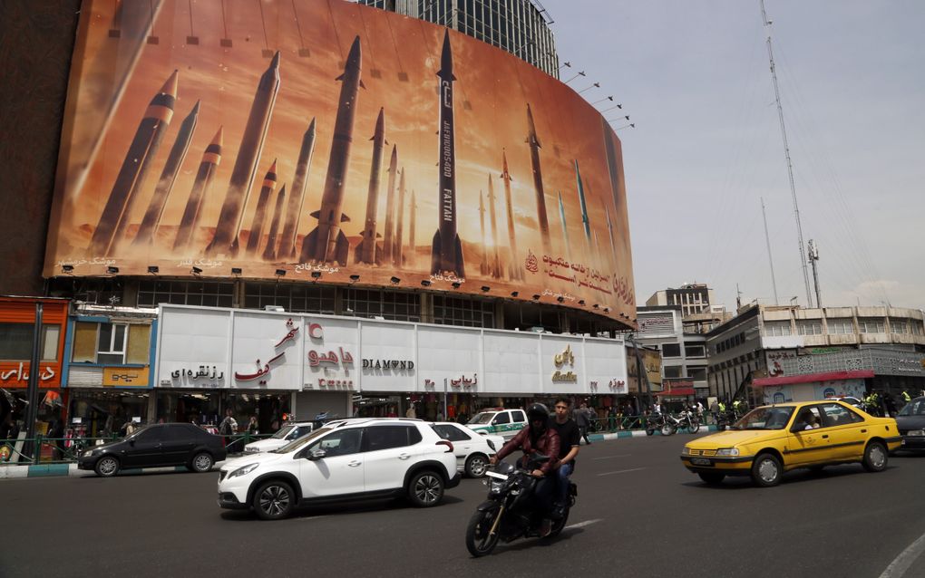 Teheran. beeld EPA, Abedin Taherkenareh  