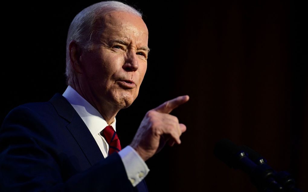 De Amerikaanse president Joe Biden. beeld AFP, Jim Watson