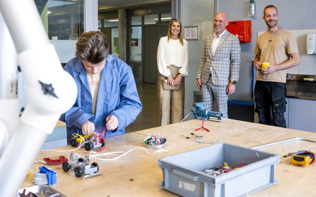 Het praktijkonderwijs krijgt te maken met minder aanmeldingen door de nieuwe doorstroomtoets. beeld ANP, Patrick van Emst