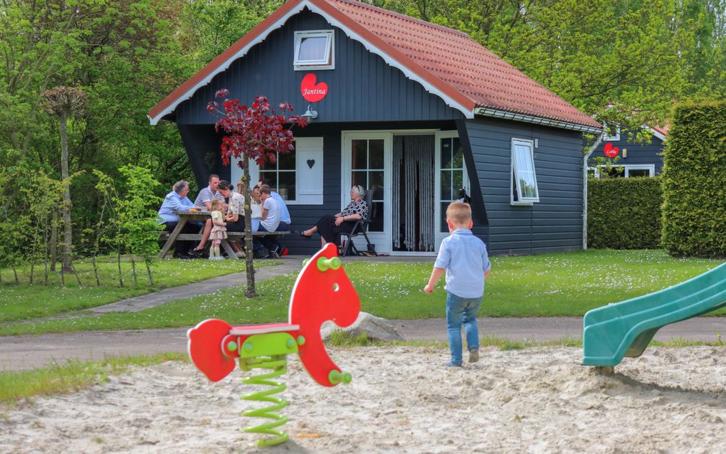 Camping De Verborgen Hoek. beeld Simon Bleeker  