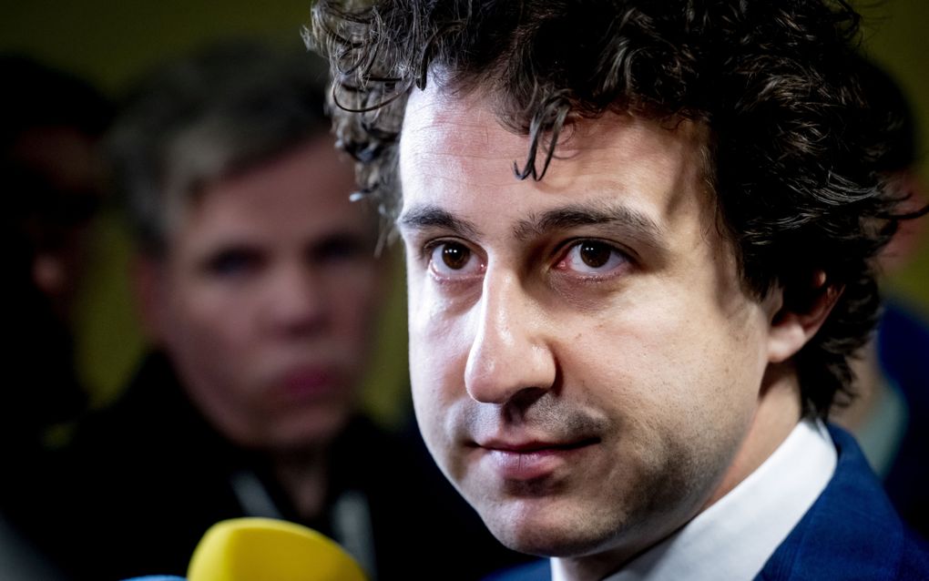 Jesse Klaver (GroenLinks-PvdA) hoopt dat zijn partij nog een rol kan spelen bij de kabinetsformatie. beeld ANP, Robin Utrecht