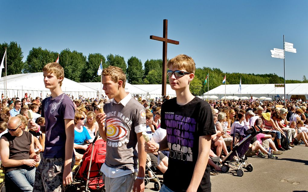 De pinksterconferentie van stichting Opwekking. beeld Dick Vos