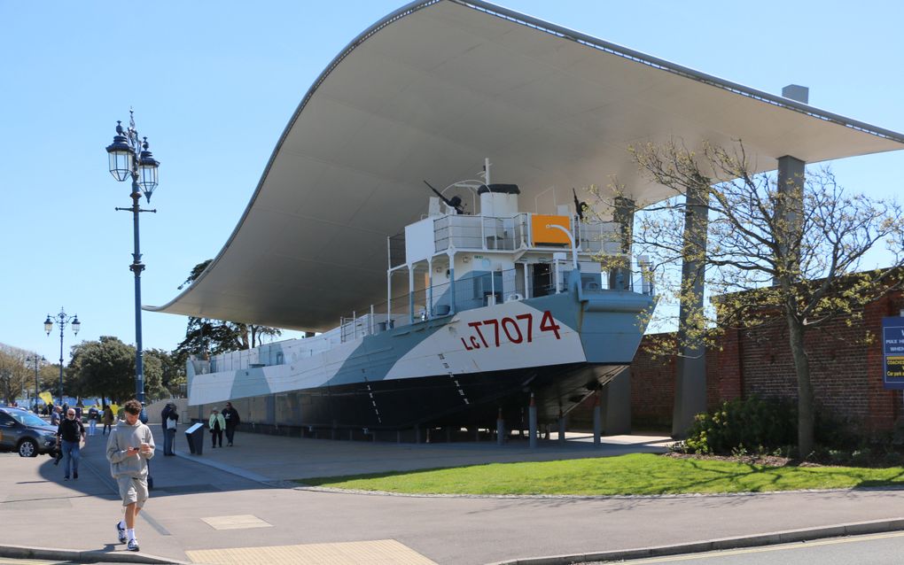 Pronkstuk van het museum is LCT 7074, de laatste overgebleven Landing Craft Tank (LCT) van D-Day. beeld Riekelt Pasterkamp