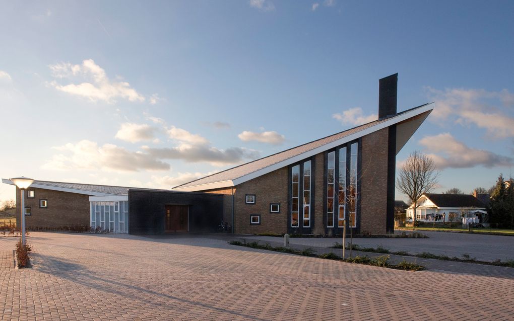 Het kerkgebouw van de hersteld hervormde gemeente Emst-Epe. beeld RD, Henk Visscher