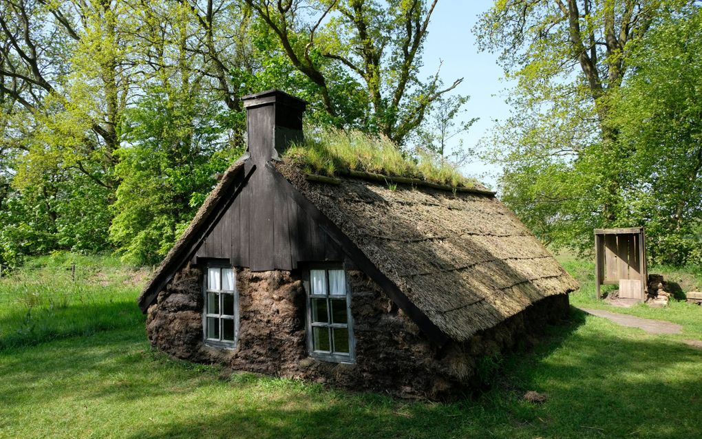 Plaggenhut in het Friese Harkema. beeld Aad van Toor