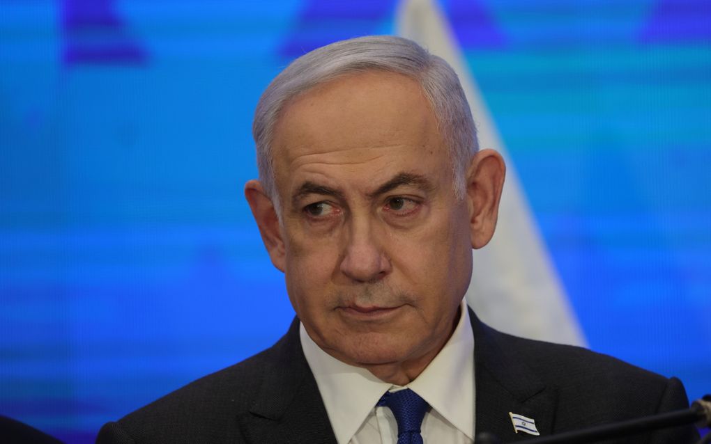 De Israëlische premier Benjamin Netanyahu. beeld EPA, Abir Sultan