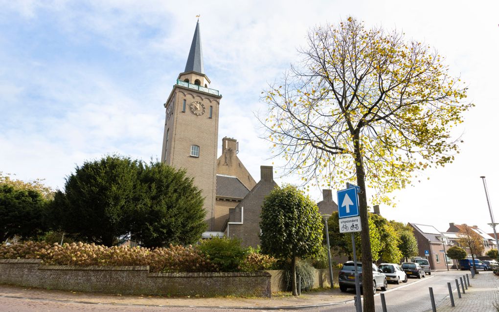 De Hervormde Kerk in Valkenburg aan den Rijn, Zuid-Holland. beeld Anton Dommerholt