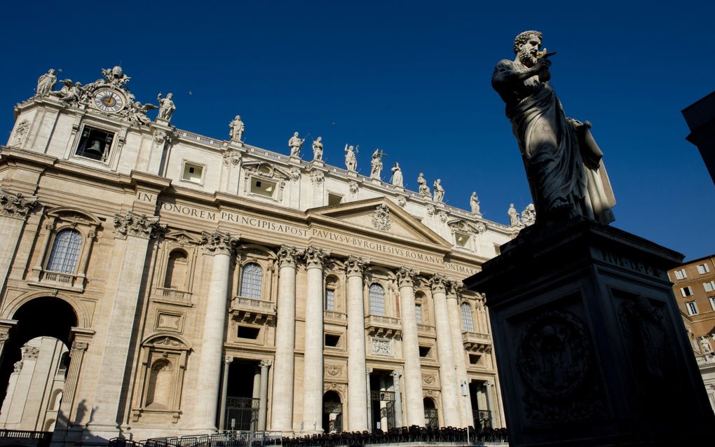 Het Sint-Pietersplein in Rome. beeld ANP, Robin Utrecht