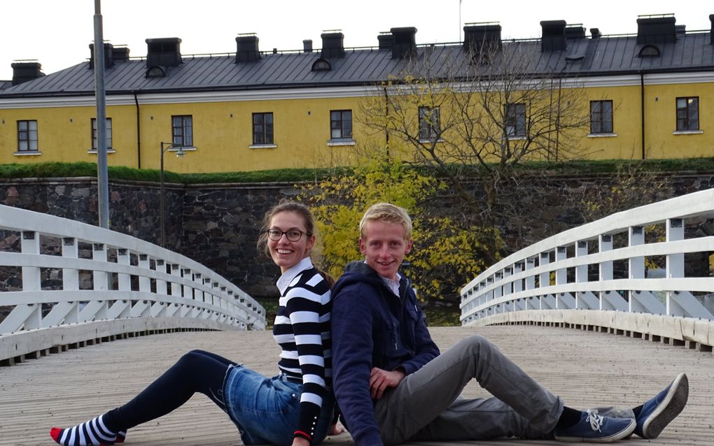  Christelle en Jaco tijdens hun vakantie in Estland. beeld familie Boogaard