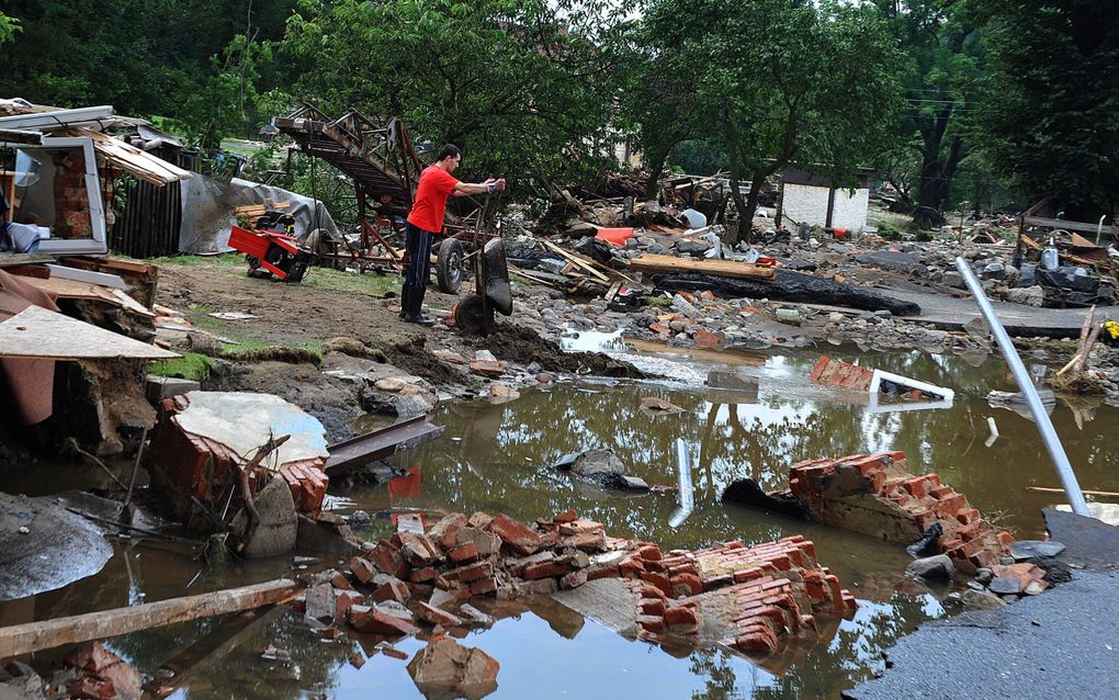 Overstromingen in Tsjechië. Foto EPA