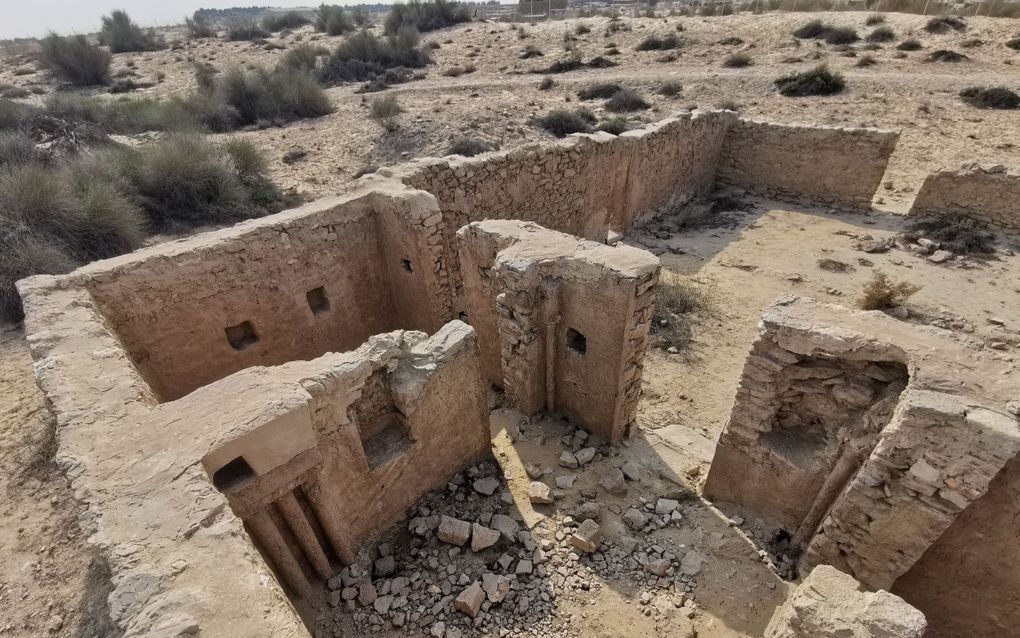 De nestoriaanse kerk uit de vierde eeuw is een van de grootste archeologische schatten van Saudi-Arabië, maar het publiek kan er niet bij. beeld Bram van de Woestijne