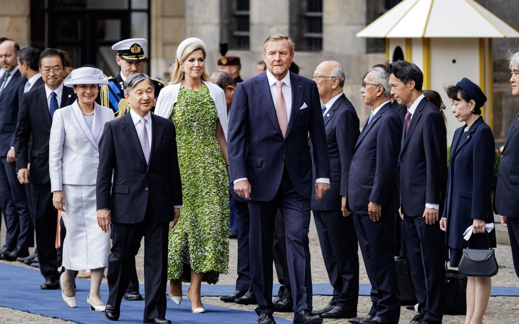 Keizer Naruhito en keizerin Masako begonnen aan staatsbezoek