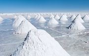 Salar de Tunupa is met 10.582 vierkante kilometer de grootste zoutvlakte ter wereld. De korst dient als zoutbron en bedekt een pekelplas, die uitzonderlijk rijk is aan lithium. Het bevat 50 tot 70 procent van de winbare lithiumreserves in de wereld. beeld iStock