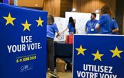 De Europese Verkiezingen zijn in aantocht. Woensdag werden stemhulpen StemWijzer en KiesKompas gelanceerd. beeld EPA, Frederic Sierakowski