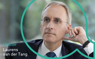 Logo rubriek Toegespitst met foto Laurens van der Tang.