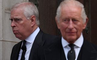 Twee mannen in pak met grijs haar. 