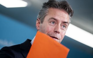 Portret van SGP-fractievoorzitter Stoffer 