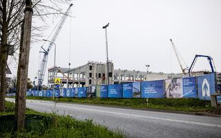 Nieuwe gebouwen van ASML in aanbouw.. beeld ANP, Rob Engelaar