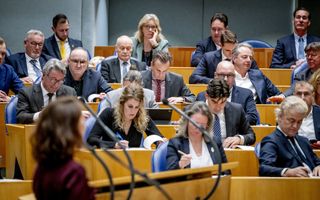 De fractie van de PVV bij een stemming in de Tweede Kamer eerder dit jaar. beeld ANP, Robin Utrecht