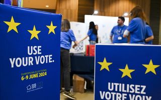 De Europese Verkiezingen zijn in aantocht. Woensdag werden stemhulpen StemWijzer en KiesKompas gelanceerd. beeld EPA, Frederic Sierakowski
