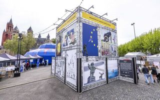 Maastricht in de aanloop naar de Europese verkiezingen. beeld ANP, Marcel van Hoorn