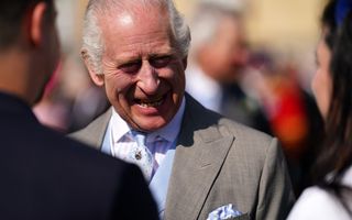 Koning Charles, vorige week. beeld AFP, Jordan Pettitt