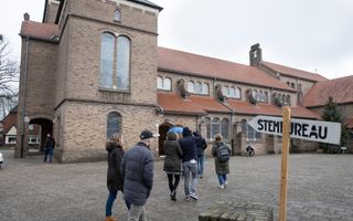 De Victorkerk in Apeldoorn als stembureau in 2021. beeld RD, Anton Dommerholt