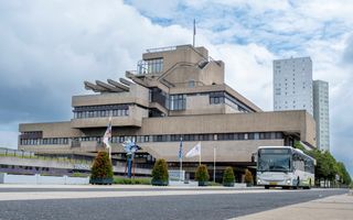 Het stadhuis van Terneuzen, ontworpen door Jaap Bakema in de stijl van het brutalisme. beeld Dirk-Jan Gjeltema