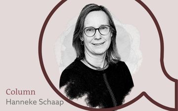 Logo van de column van Hanneke Schaap-Jonker