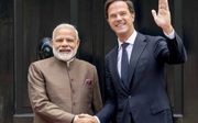 Premier Rutte en de Indiase premier Modi. beeld ANP