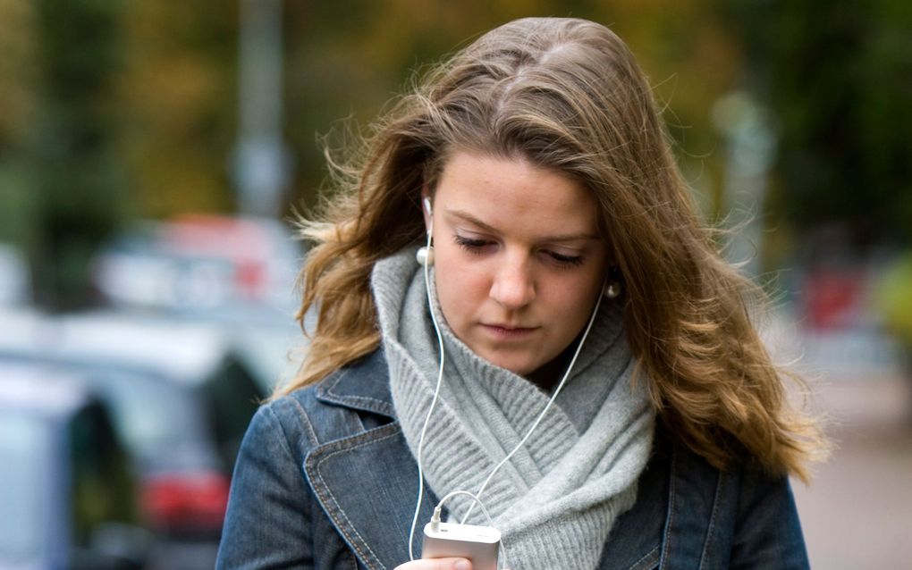 Wetenschappers praten deze week in het Utrechts Conservatorium onder meer over een mobieltje dat een liedje op de radio herkent. Foto ANP.