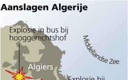 CAIRO - De Noord-Afrikaanse tak van al-Qaida heeft gisteren op een extremistische website de verantwoordelijkheid opgeëist voor twee bomaanslagen in de Algerijnse hoofdstad Algiers. Volgens de groepering waren er 110 doden gevallen bij de aanslagen, die d