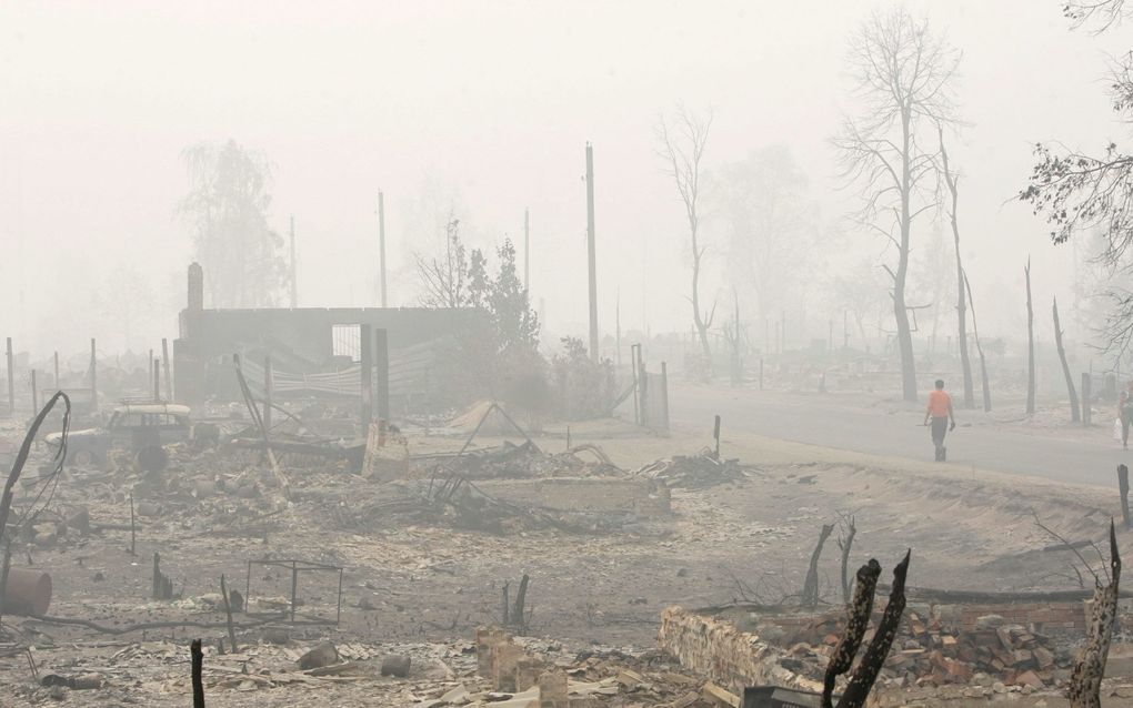 Meer dan 4000 mensen zijn dakloos geraakt door de bosbranden. Foto EPA