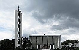 De voormalige Christus Koningkerk in Heerlen. beeld Wikipedia