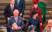 De Britse prins Charles (L), 9 maart in Londen. beeld AFP