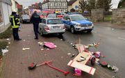 Ravage in Volkmarsen. beeld AFP