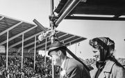 Prins Bernhard op het circuit van Zandvoort in 1961. beeld Nationaal Fotopersbureau