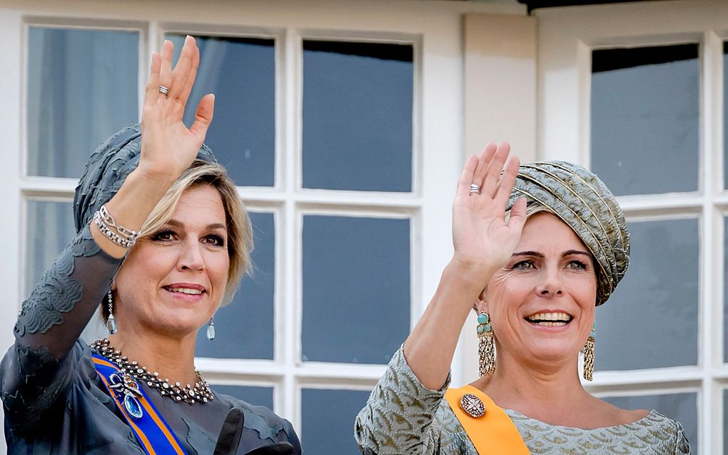 Koningin Máxima en prinses Laurentien. beeld ANP