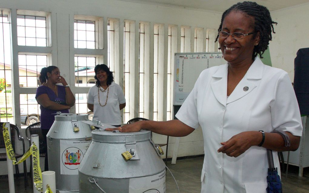 Suriname kiest dinsdag 51 vertegenwoordigers voor een nieuw parlement. Foto ANP