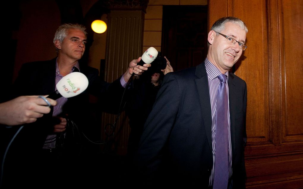 „Er zijn verschillende verklaringen te vinden voor de teleurstellende uitslag”, aldus fractieleider Arie Slob. Foto ANP