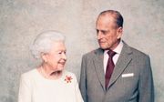 De Britse koningin Elizabeth en haar echtgenoot prins Philip. beeld EPA