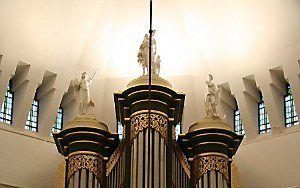 Het orgel in de Koepelkerk van Leeuwarden. Foto www.koepelkerkconcerten.nl