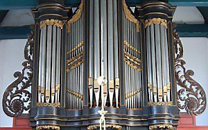 Het orgel van de protestantse gemeente Kolderveen-Dinxterveen. Beeld hgkd.nl