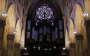 St. Patrick's Cathedral in New York. beeld AFP