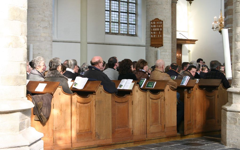 Psalmgezang en begeleiding samen zijn een vorm van gebed. Foto RD