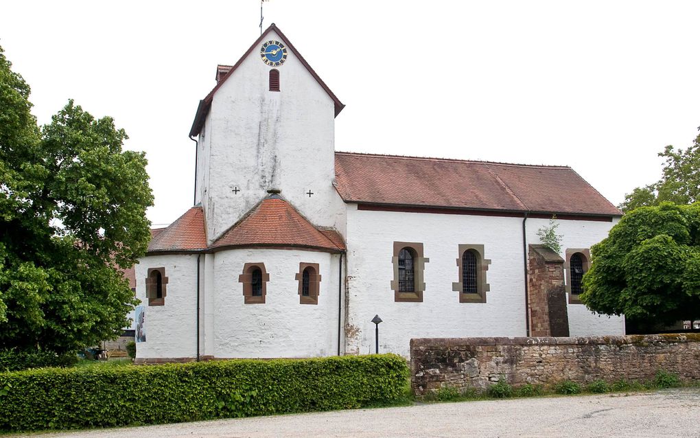 De Stephanuskirche in Blieskastel-Boeckweiler. beeld epd-bild/Jo Steinmetz