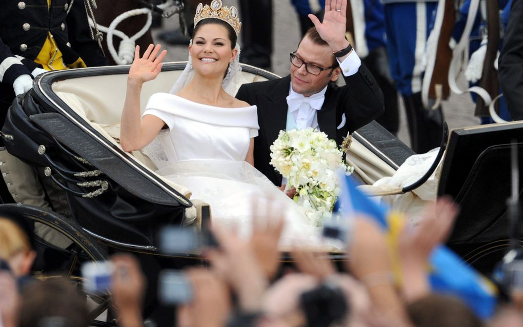 Prinses Victoria en prins Daniel. Foto EPA